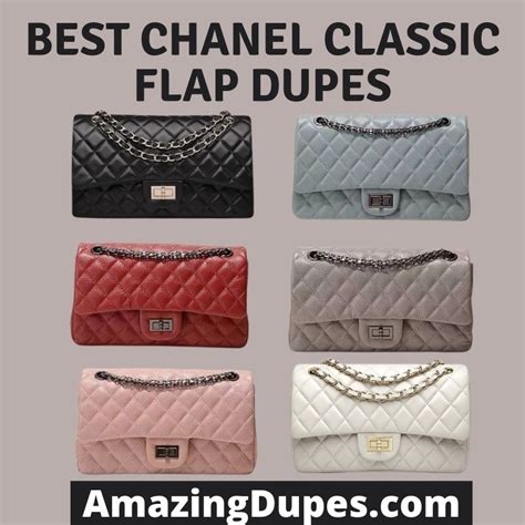 chanel flap bag dupe|best chanel look alike bags.